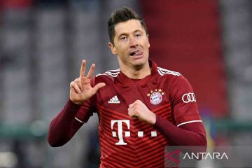 Lewandowski cetak hat-trick tercepat di Liga Champions