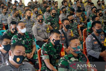 Apel bersama Bhabinkamtibmas Polri dan Babinsa TNI di Gorontalo