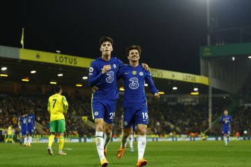 Chelsea menang 3-1 di kandang Norwich City