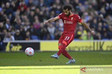 Liverpool buat tuan rumah Brighton & Hove Albion bertekuk lutut 2-0