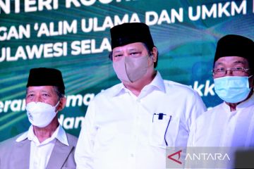 Menko Airlangga mohon doa para ulama agar ekonomi RI segera pulih