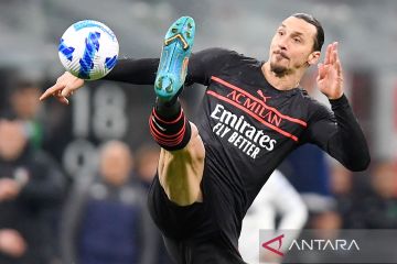 Ibrahimovic alami cedera saat pemanasan lawan Lecce
