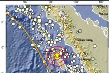 BMKG: Gempa Nias Selatan berpusat di zona megathrust Batu