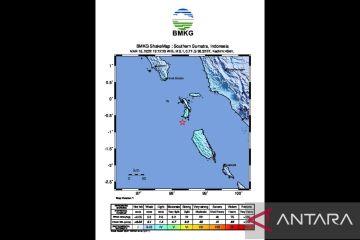Nias Selatan sembilan kali diguncang gempa susulan, terakhir M 5,1