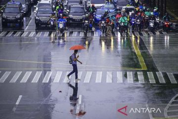 Hujan ringan diprakirakan turun di sejumlah kota besar