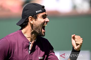 Berrettini dan Rublev melaju ke babak keempat Indian Wells