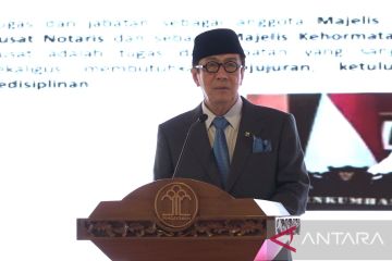 Menkumham ingatkan notaris berperan cegah pencucian uang