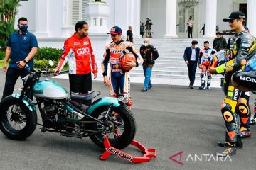 Sejumlah pembalap MotoGP sampaikan kesan bertemu Presiden Jokowi