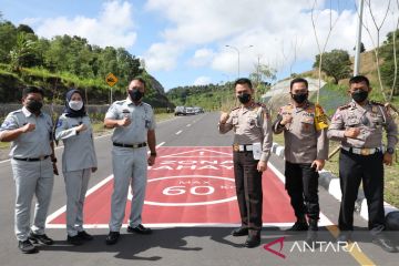 Jasa Raharja dan Polri tinjau rambu "redspot" di kawasan Mandalika