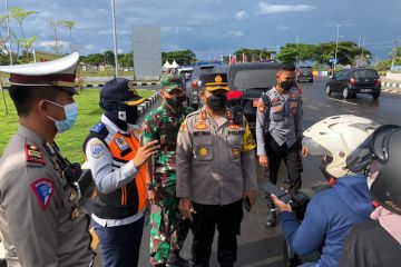 Akses jalan menuju Sirkuit Mandalika mulai disekat