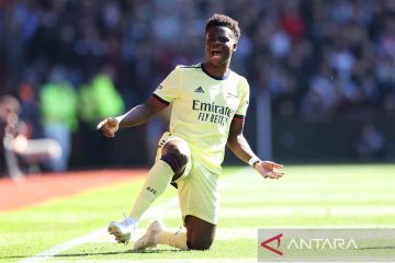 Bukayo Saka perpanjang kontrak bersama Arsenal sampai 2027