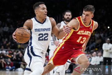 Hawks putus rentetan kemenangan Grizzlies meski tanpa Trae Young