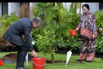 Penanaman pohon jelang konferensi IPU