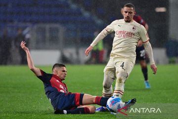 Cagliari vs AC Milan : Gol tunggal Bennacer bawa Rossoneri kokoh di puncak klasemen