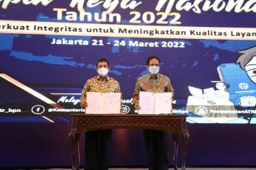 BPJS Kesehatan-Kementerian ATR/BPN teken MoU perkuat Inpres 1/2022