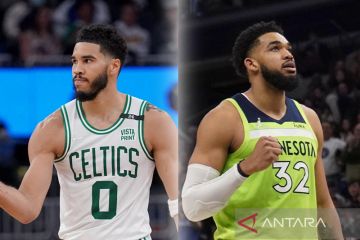 Pemain terbaik NBA sepekan: Jayson Tatum dan Karl-Anthony Towns