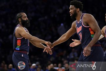 Duet Joel Embiid dan James Harden absen perkuat Sixers saat jamu Heat