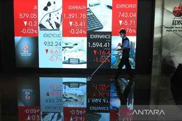 IHSG Rabu dibuka menguat 10,02 poin