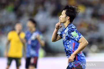 Jepang amankan satu tiket Piala Dunia 2022 usai kalahkan Australia 2-0