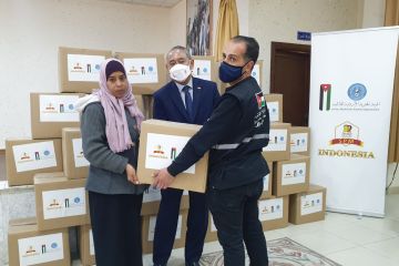 KBRI salurkan sumbangan donatur Indonesia ke pengungsi Palestina