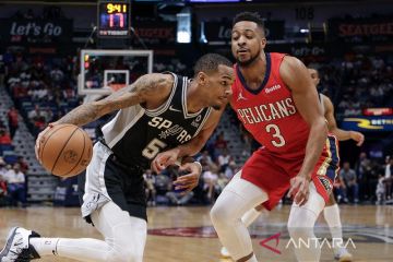 Pelicans bayar mahal lantaran gagal bendung offensive rebound Spurs