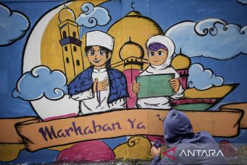 Kompetisi lukis mural bertema ramadhan