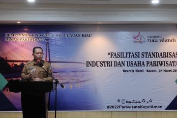 Dispar Kepri fasilitasi standarisasi industri dan usaha pariwisata