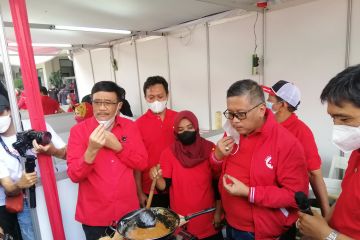 PDI Perjuangan gelar demonstrasi masak tanpa minyak goreng