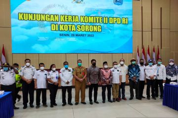 Komite II DPD RI kunjungan kerja ke kota Sorong