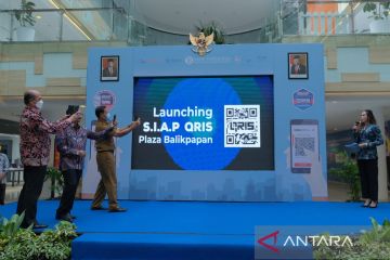 Mayoritas pedagang di Plaza Balikpapan menggunakan QRIS