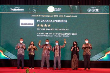 DAHANA kembali raih dua penghargaan di ajang Top CSR Awards 2022
