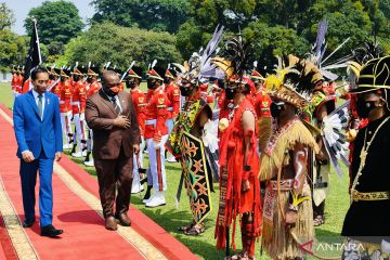 Presiden Jokowi terima kunjungan PM Papua Nugini