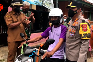 Dongkrak minat vaksinasi, Polres Majalengka hadiahkan sepeda motor
