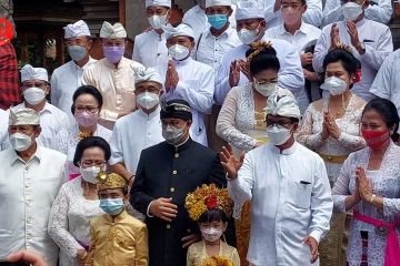 Anies hadiri upacara Tawur Agung Kesanga di Pura Aditya Jaya