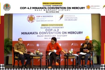 EE pada COP-4 Minamata Bali sepakati soal pelarangan merkuri
