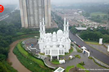 Presiden Jokowi resmikan Masjid At-Thohir di Depok