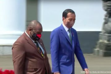 Presiden Jokowi terima kunjungan PM Papua Nugini