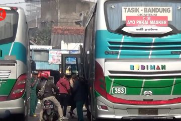 Aktivitas penumpang di Terminal Cicaheum Bandung naik 10 persen