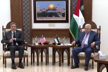 Bertemu Blinken, presiden Palestina desak diakhiri pendudukan Israel