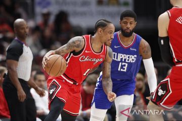 DeMar DeRozan bawa Bulls tundukkan Clippers 135-130 lewat overtime