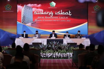 Hilal nihil terlihat di 101 titik pemantauan Kemenag