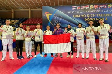 Indonesia sabet enam medali pada kejuaraan taekwondo di Vietnam