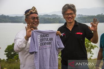 Kunjungan tim Bappenas RI di kawasan Geopark Meratus