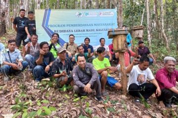 KPHP Barito Hulu lakukan pendampingan budi daya madu Desa Luwe Hilir