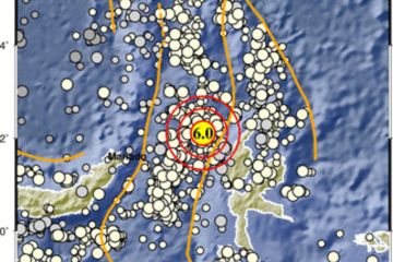 Gempa magnitudo 6,0 terjadi di Halmahera Barat