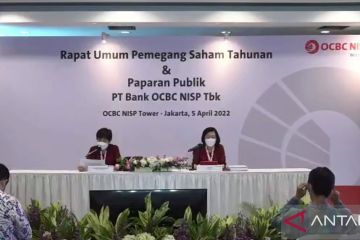 Bank OCBC NISP tetapkan Rp504 miliar dari laba 2021 sebagai dividen