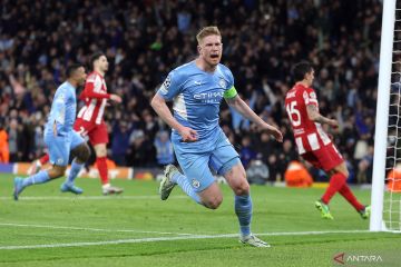 Manchester City menang tipis 1-0 atas Atletico Madrid