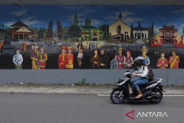 Mural keberagaman dan toleransi di Salatiga