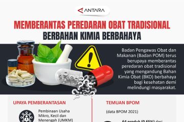 Memberantas peredaran obat tradisional berbahan kimia berbahaya