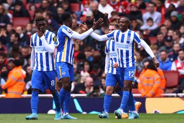 Brighton rusak impian empat besar Arsenal